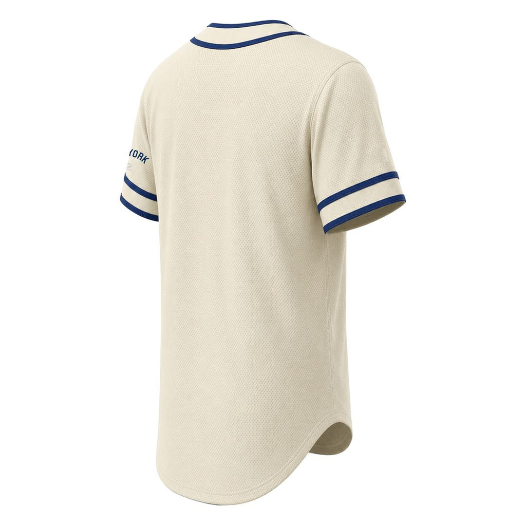 New York Yankees Stitches Throwback Fashion Jersey - Natural Official MLB Team Apparel Baseball Fan Gear