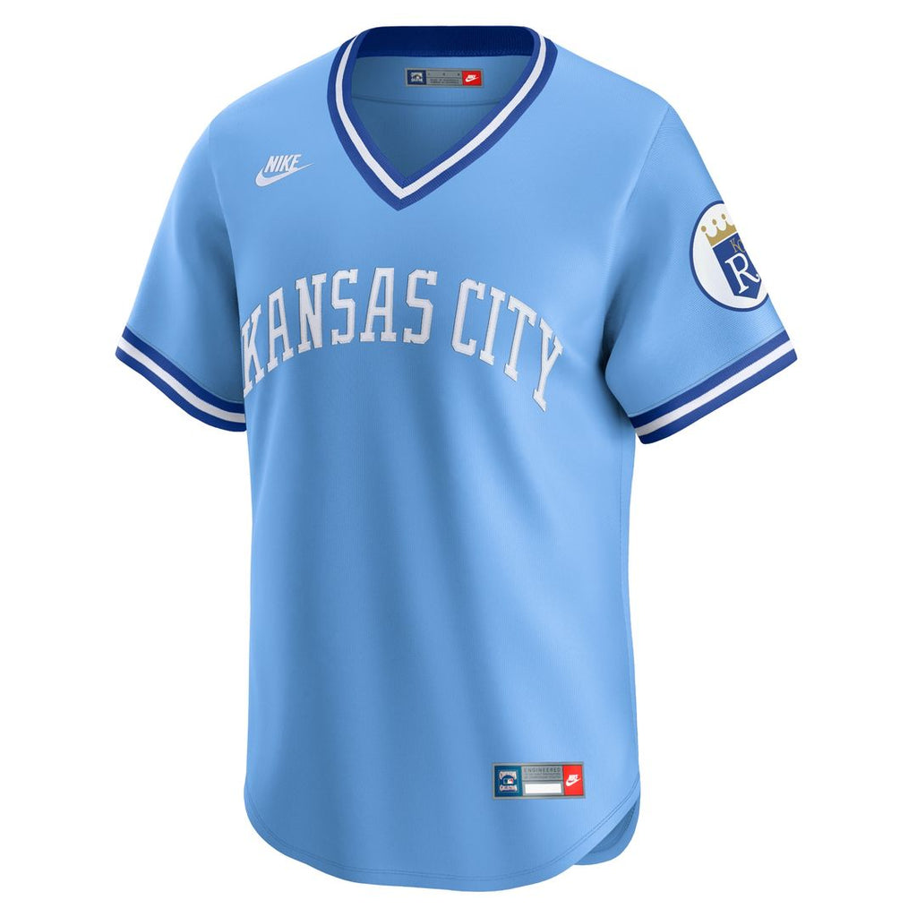 Kansas City Royals Nike Cooperstown Collection Limited Jersey - Light Blue Official MLB Team Apparel Baseball Fan Gear