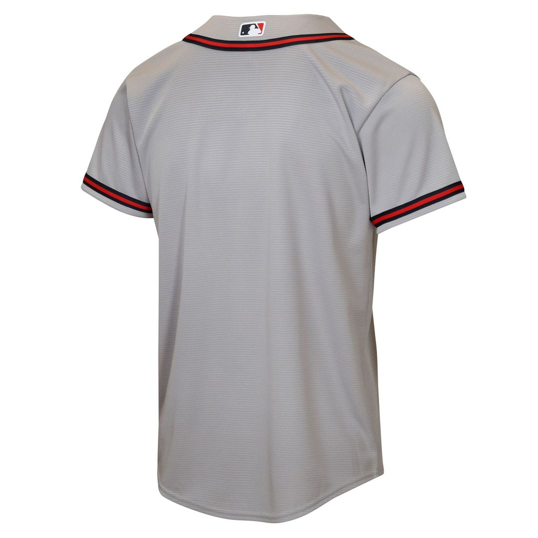Atlanta Braves Nike Youth Road Replica Jersey - Gray Official MLB Team Apparel Baseball Fan Gear