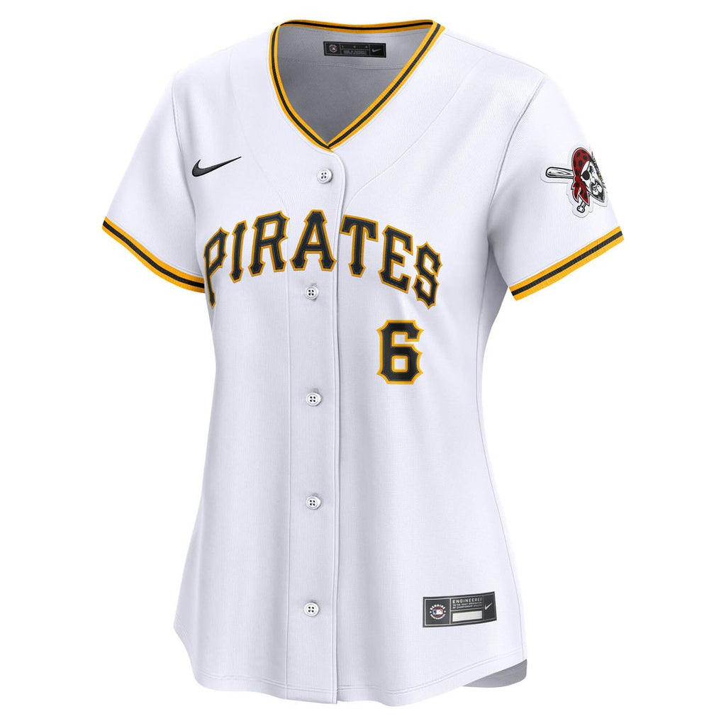 Konnor Griffin Pittsburgh Pirates Nike Women's Home Limited Jersey - White Official MLB Team Apparel Baseball Fan Gear