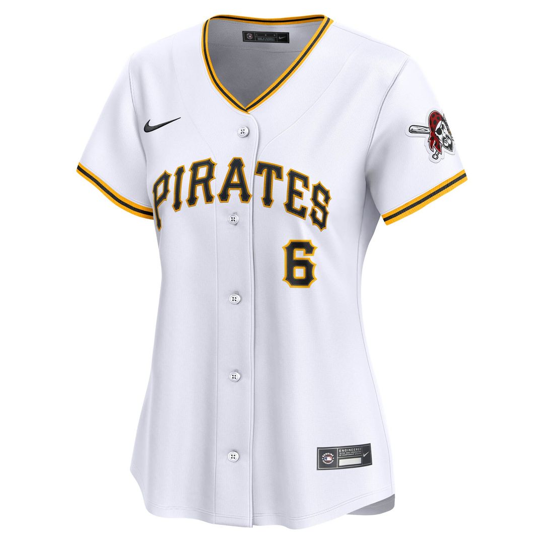 Konnor Griffin Pittsburgh Pirates Nike Women's Home Limited Jersey - White Official MLB Team Apparel Baseball Fan Gear