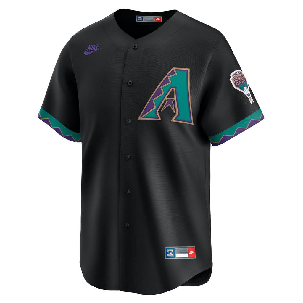Randy Johnson Arizona Diamondbacks Nike Throwback Cooperstown Collection Limited Jersey - Black Official MLB Team Apparel Baseball Fan Gear
