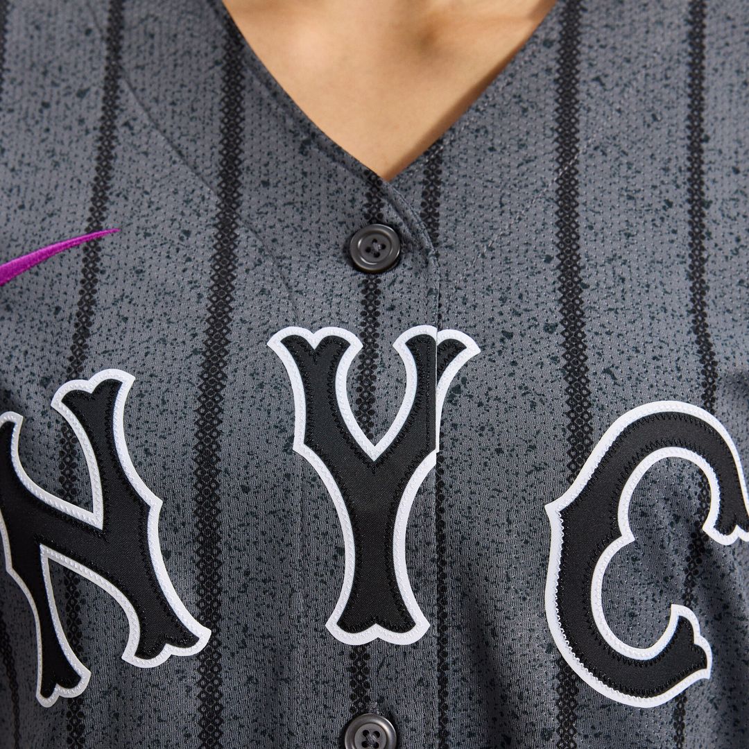 New York Mets Nike Women's City Connect Limited Jersey - Gray Official MLB Team Apparel Baseball Fan Gear