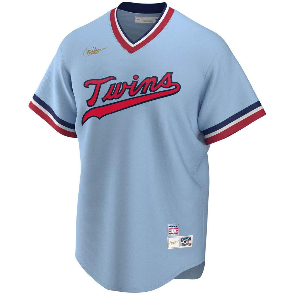 Rod Carew Minnesota Twins Nike Road Cooperstown Collection Player Jersey - Light Blue Official MLB Team Apparel Baseball Fan Gear