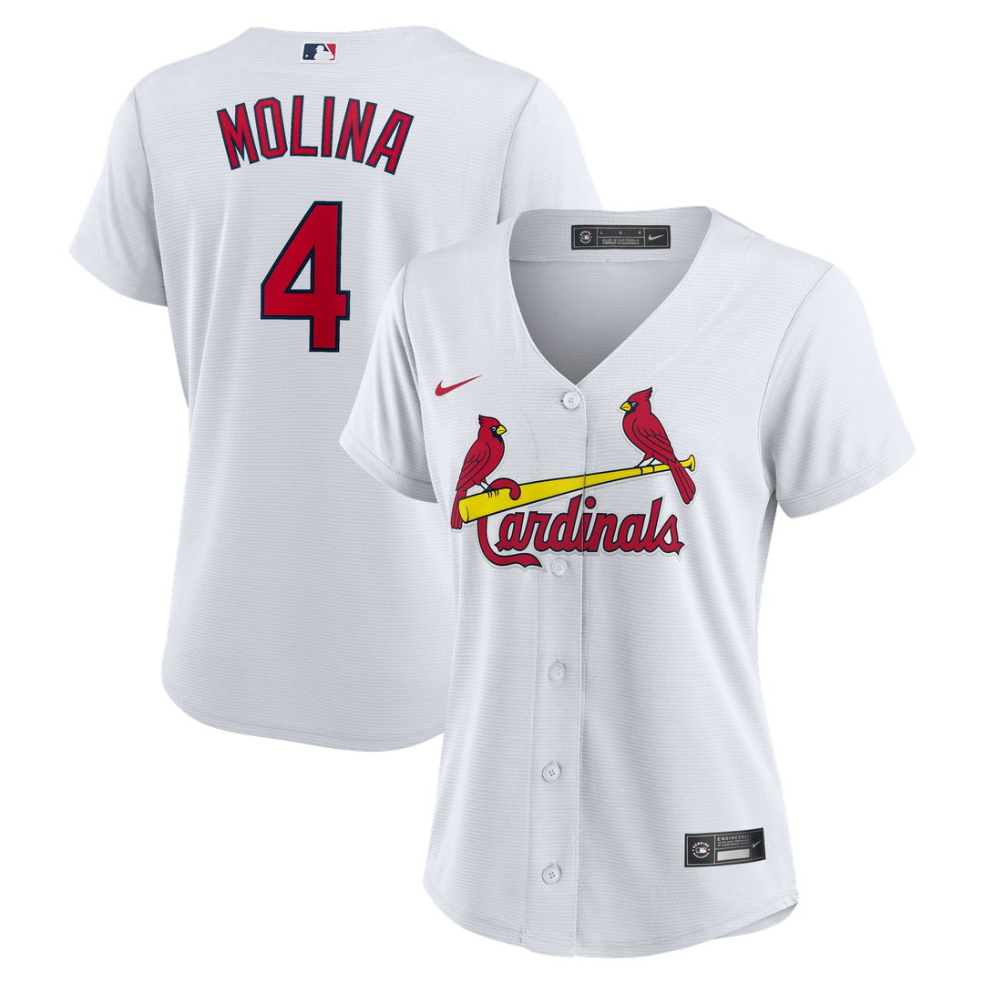 Yadier Molina St. Louis Cardinals Nike Women's Home Replica Jersey - White Official MLB Team Apparel Baseball Fan Gear