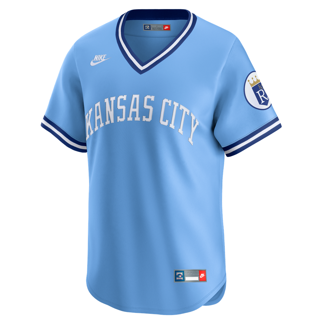 Bo Jackson Kansas City Royals Nike Throwback Cooperstown Collection Limited Jersey - Light Blue Official MLB Team Apparel Baseball Fan Gear