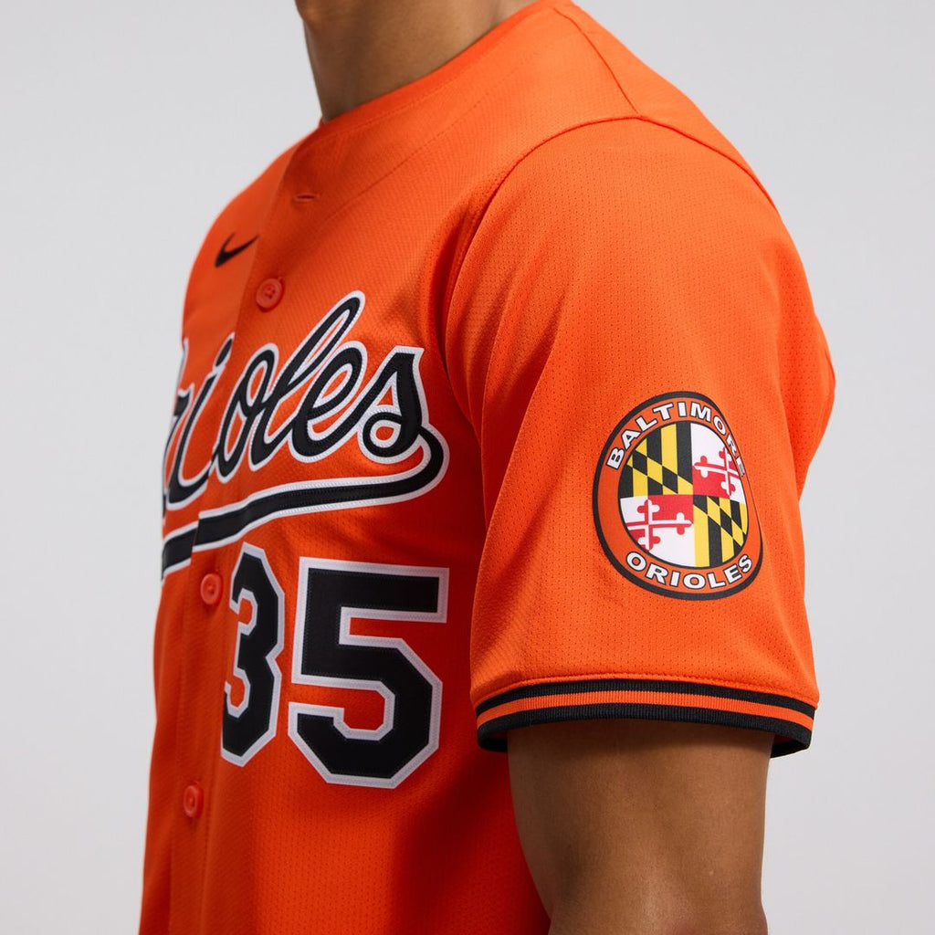 Adley Rutschman Baltimore Orioles Nike 2nd Alternate Limited Player Jersey - Orange Official MLB Team Apparel Baseball Fan Gear