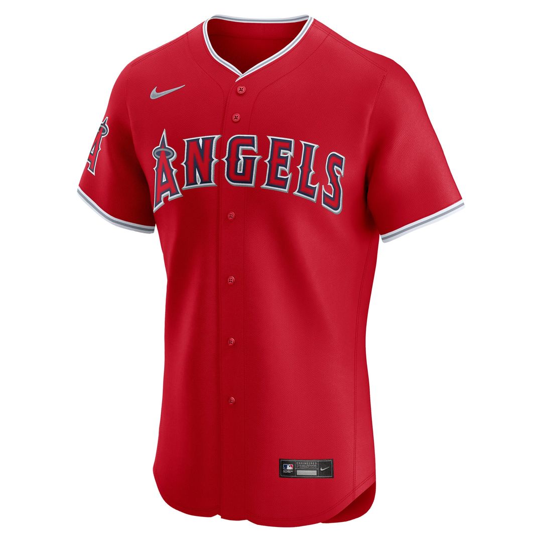 Los Angeles Angels Nike Alternate Elite Jersey - Red Official MLB Team Apparel Baseball Fan Gear