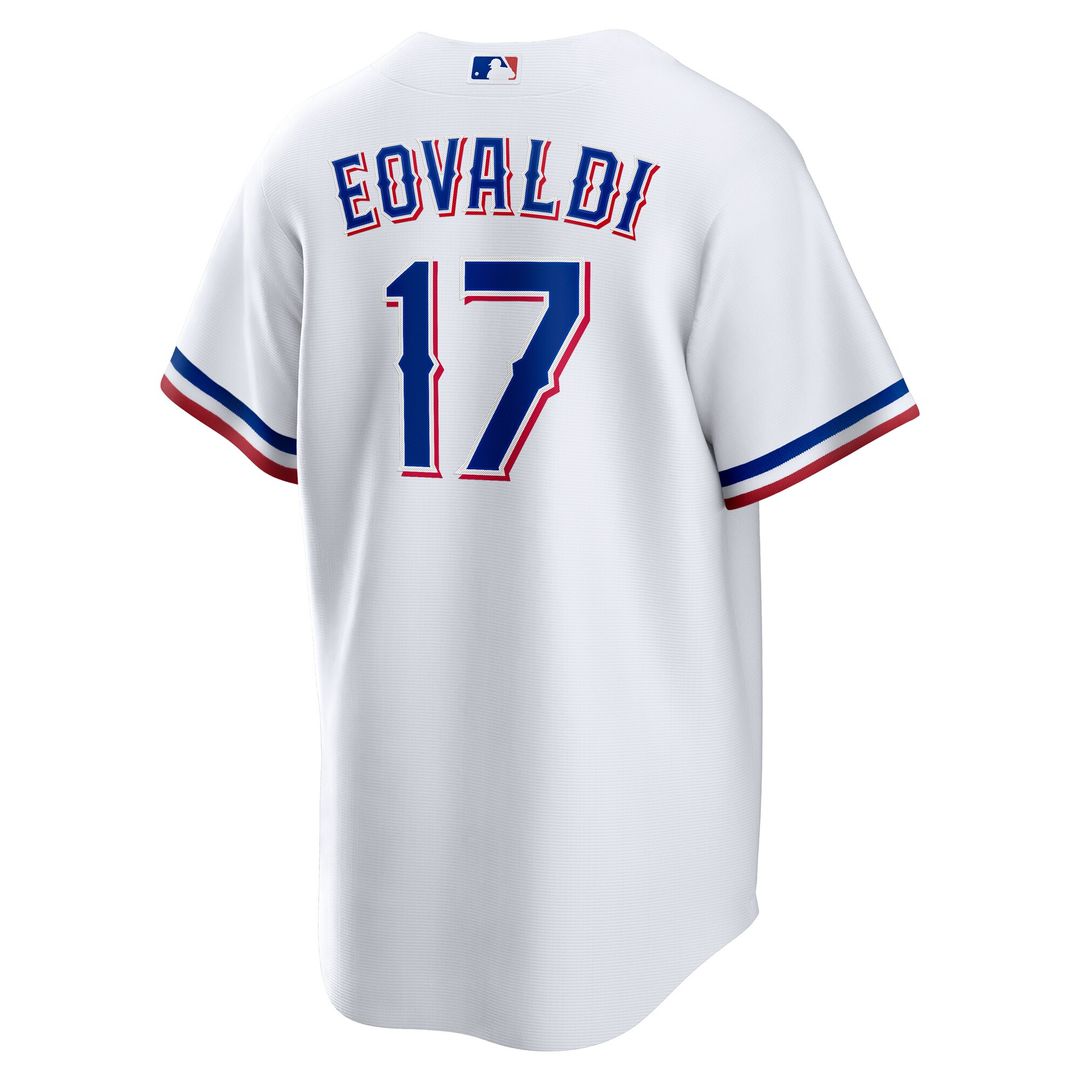 Nathan Eovaldi Texas Rangers Nike Home Replica Player Jersey - White Official MLB Team Apparel Baseball Fan Gear