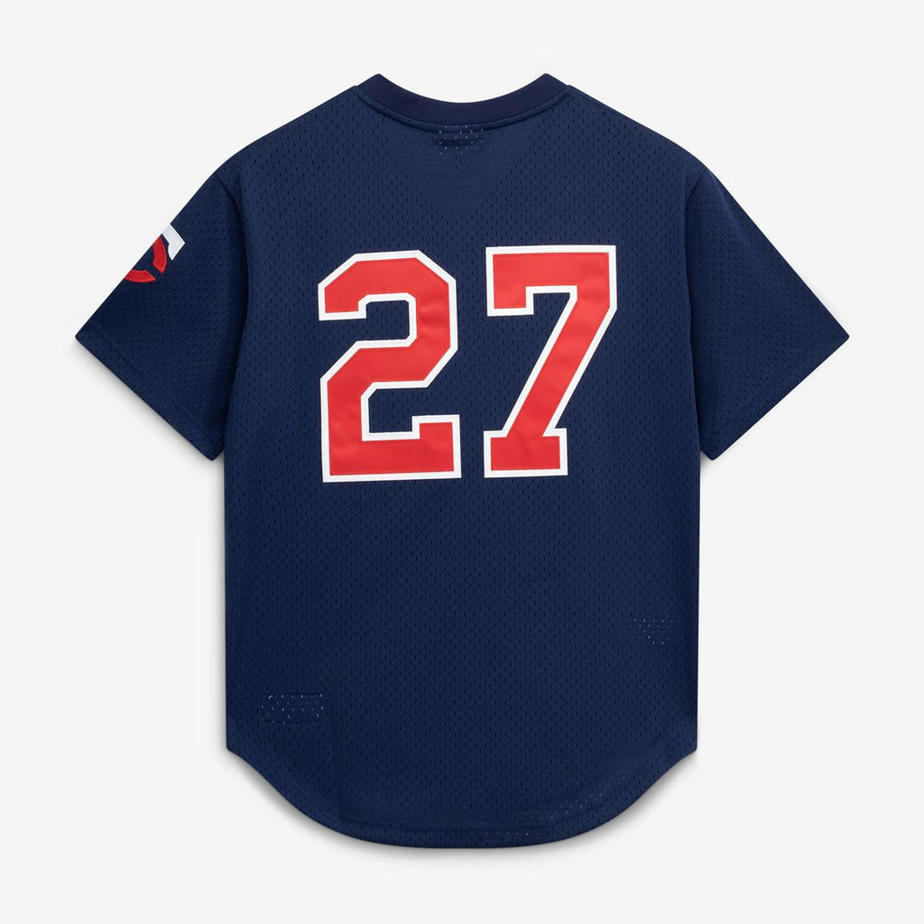 David Ortiz Minnesota Twins Mitchell & Ness 2002 Cooperstown Collection Mesh Batting Practice Jersey - Navy Official MLB Team Apparel Baseball Fan Gea