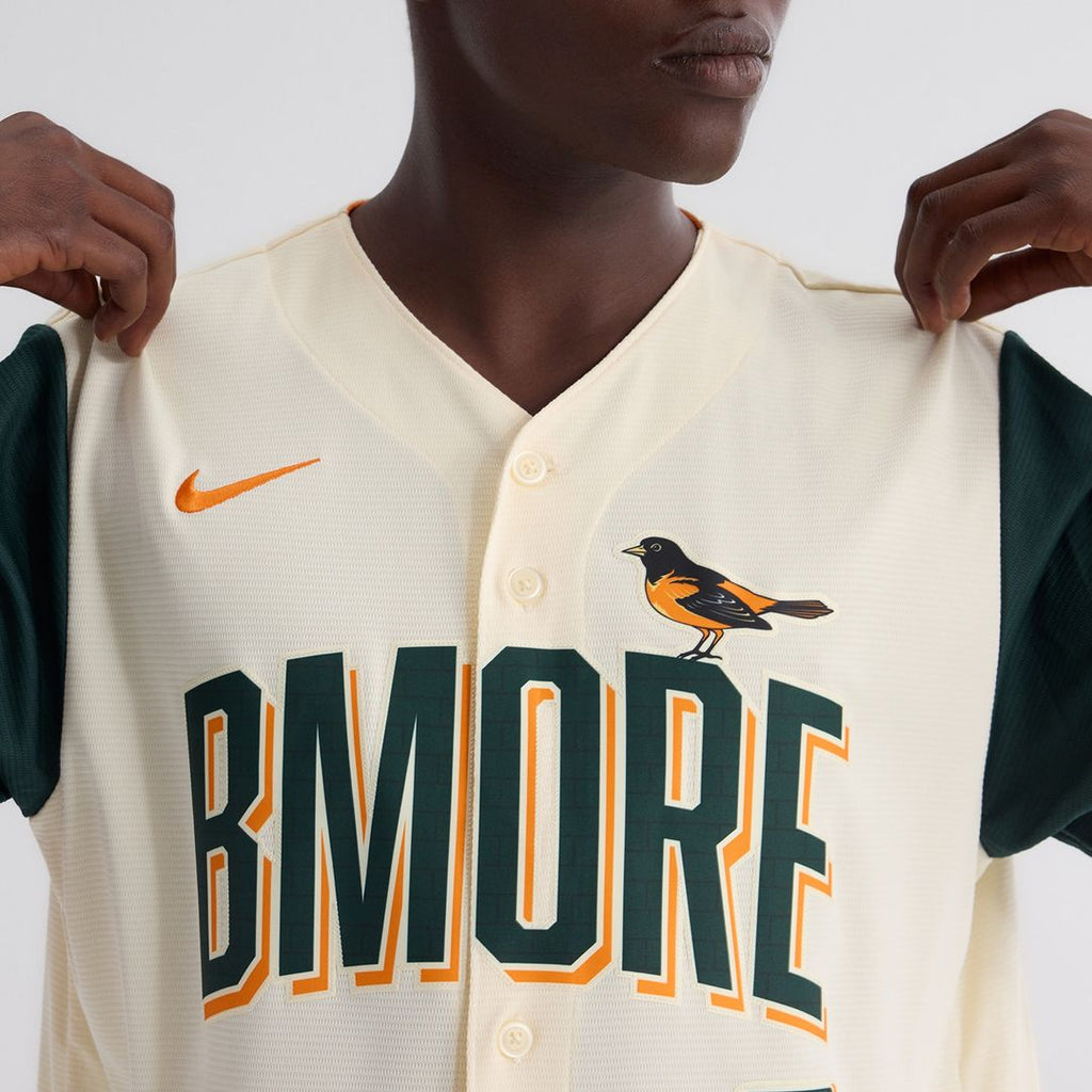 Jackson Holliday Baltimore Orioles Nike 2026 City Connect Stadium Jersey - Cream Official MLB Team Apparel Baseball Fan Gear