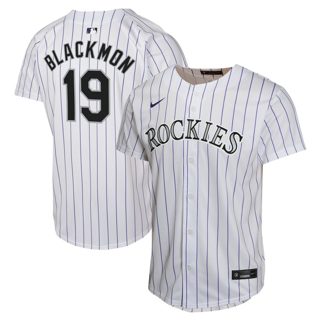 Charlie Blackmon Colorado Rockies Nike Youth Home Game Player Jersey - White Official MLB Team Apparel Baseball Fan Gear