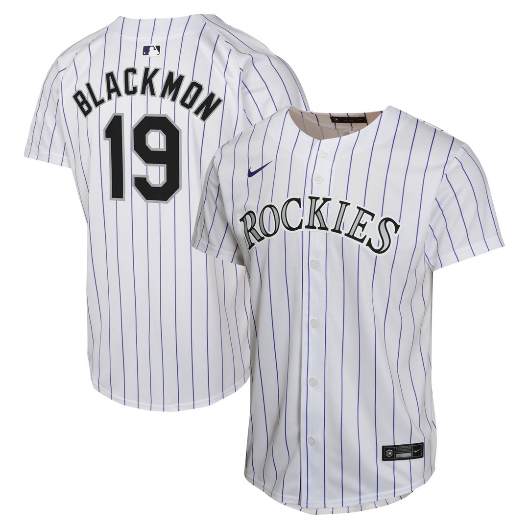 Charlie Blackmon Colorado Rockies Nike Youth Home Game Player Jersey - White Official MLB Team Apparel Baseball Fan Gear