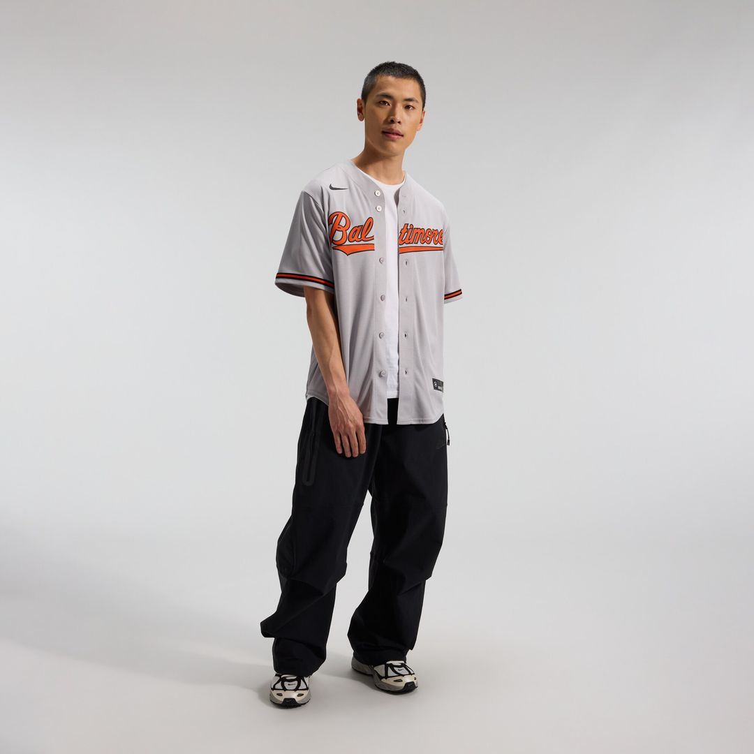Baltimore Orioles Nike Road Replica Team Jersey - Gray Official MLB Team Apparel Baseball Fan Gear