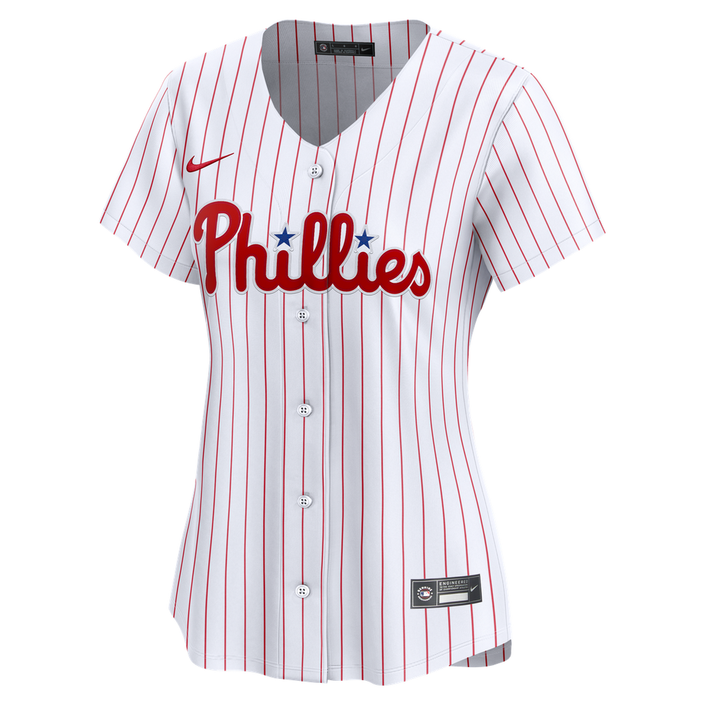 Philadelphia Phillies Nike Women's Home Limited Jersey - White Official MLB Team Apparel Baseball Fan Gear