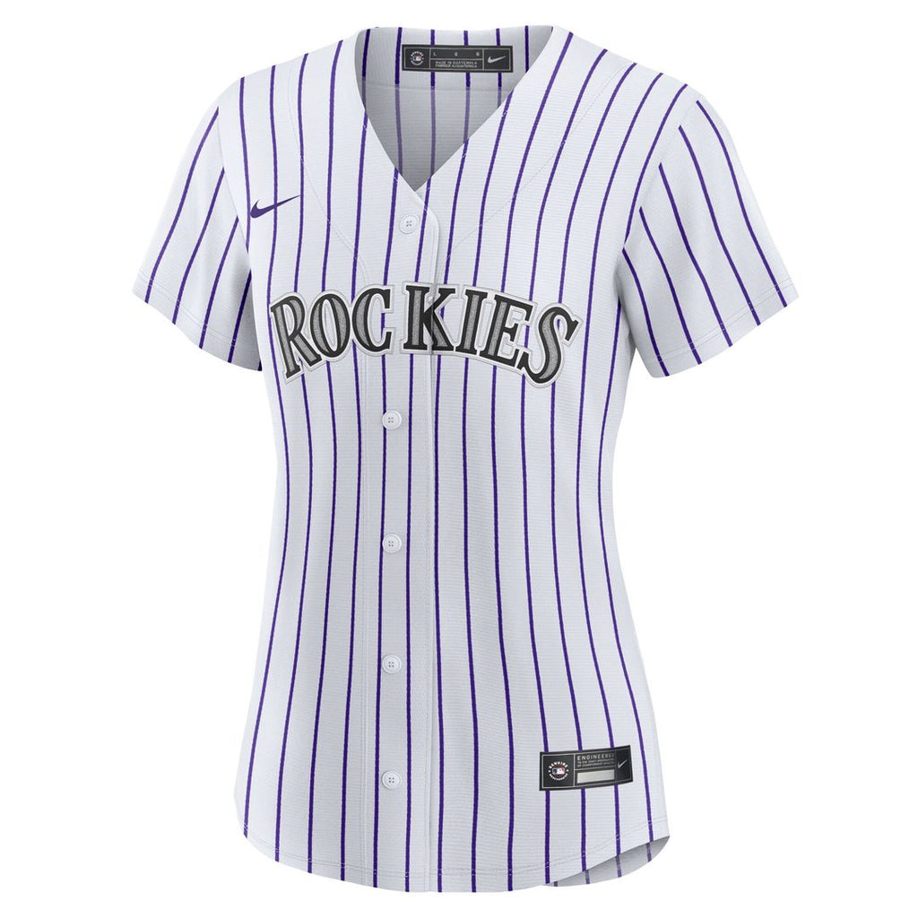 Ezequiel Tovar Colorado Rockies Nike Women's Home Replica Jersey - White Official MLB Team Apparel Baseball Fan Gear