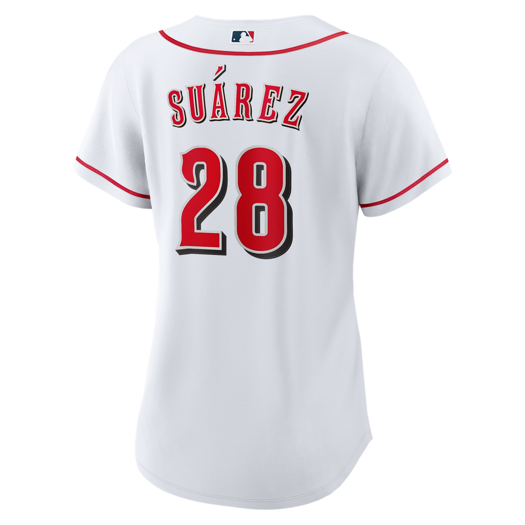 Eugenio Suárez Cincinnati Reds Nike Women's Home Replica Jersey - White Official MLB Team Apparel Baseball Fan Gear