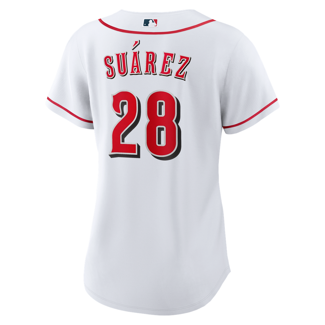 Eugenio Suárez Cincinnati Reds Nike Women's Home Replica Jersey - White Official MLB Team Apparel Baseball Fan Gear