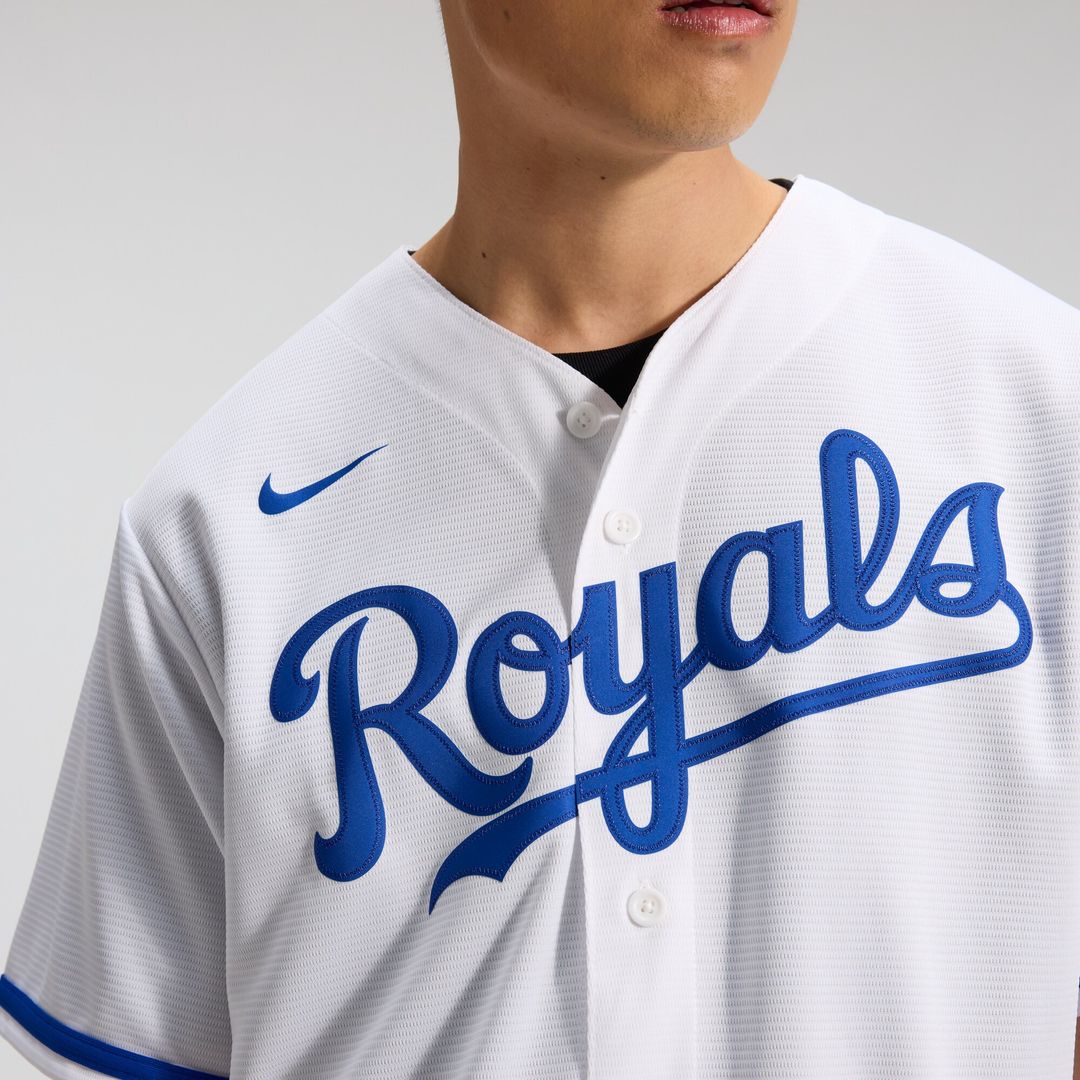 Bobby Witt Jr. Kansas City Royals Nike Home Replica Player Jersey - White Official MLB Team Apparel Baseball Fan Gear