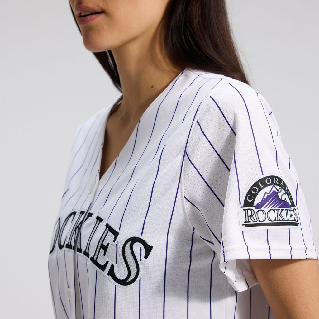 Colorado Rockies Nike Women's Home Limited Jersey - White Official MLB Team Apparel Baseball Fan Gear