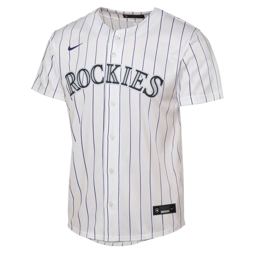 Kris Bryant Colorado Rockies Nike Youth Home Replica Player Jersey - White Official MLB Team Apparel Baseball Fan Gear