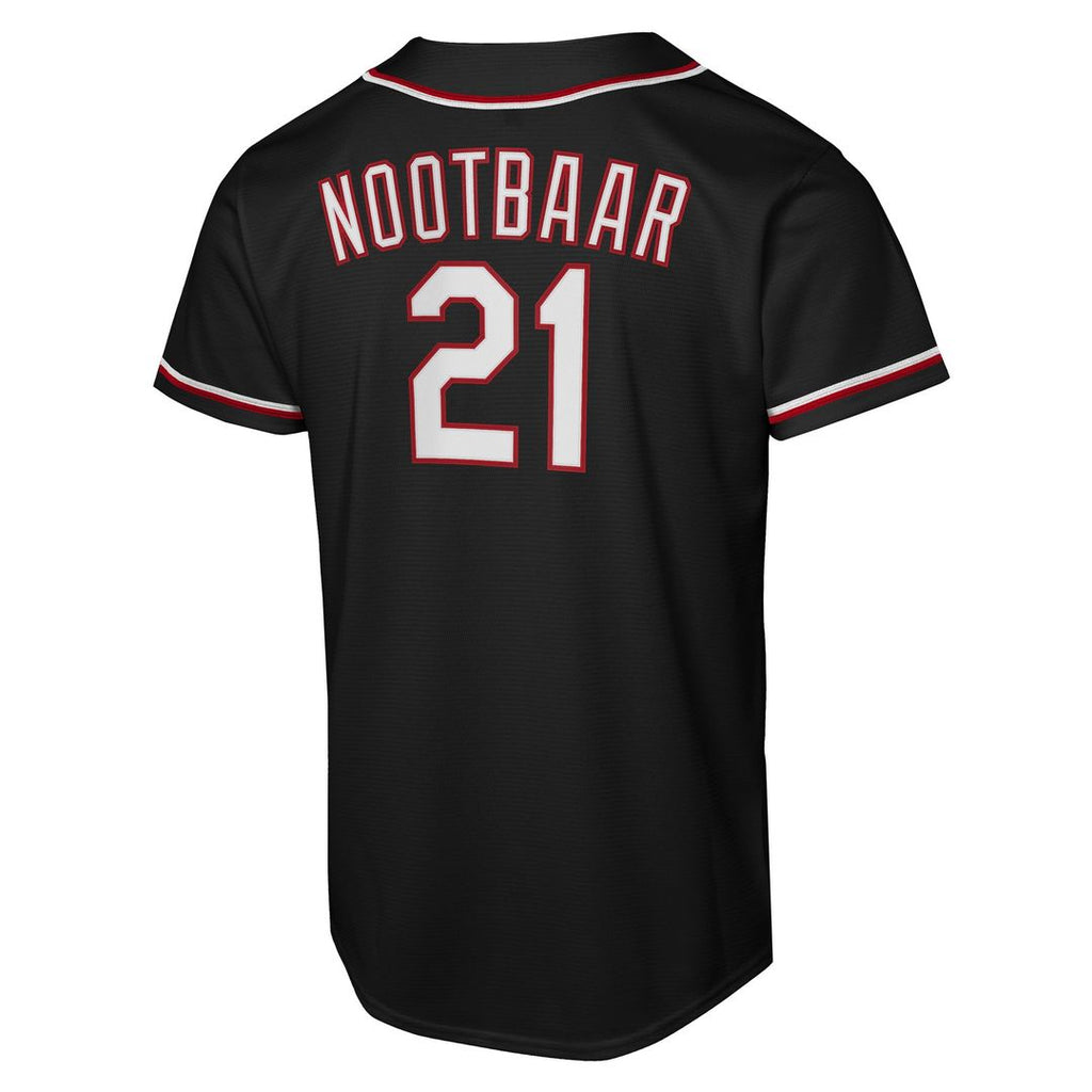 Lars Nootbaar St. Louis Cardinals Nike Youth Fashion Replica Player Jersey - Black Official MLB Team Apparel Baseball Fan Gear