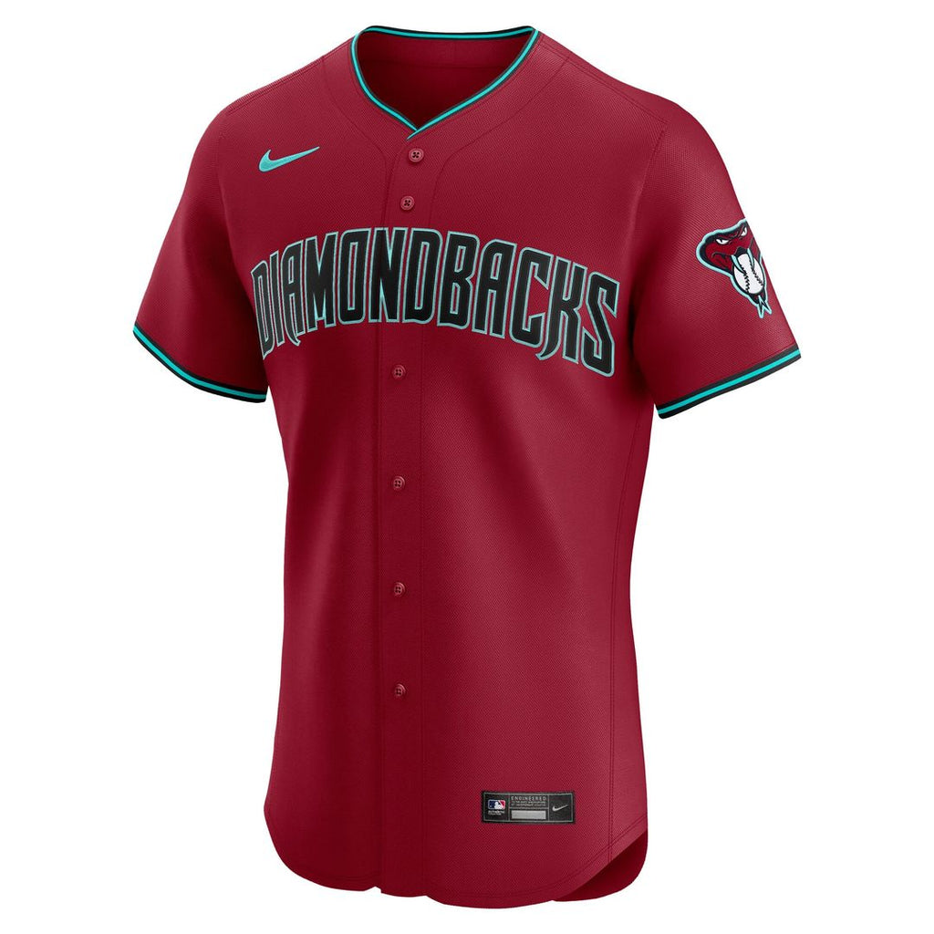 Arizona Diamondbacks Nike Alternate 2 Elite Jersey - Red Official MLB Team Apparel Baseball Fan Gear