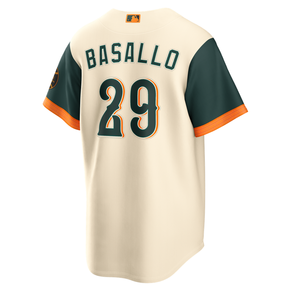 Samuel Basallo Baltimore Orioles Nike 2026 City Connect Stadium Jersey - Cream Official MLB Team Apparel Baseball Fan Gear