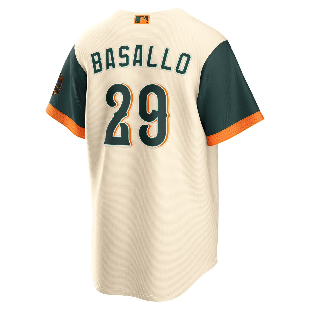 Samuel Basallo Baltimore Orioles Nike 2026 City Connect Stadium Jersey - Cream Official MLB Team Apparel Baseball Fan Gear