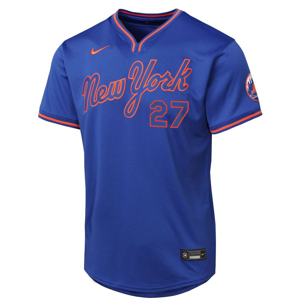 Mark Vientos New York Mets Nike Youth Alternate 2 Limited Jersey – Royal Official MLB Team Apparel Baseball Fan Gear