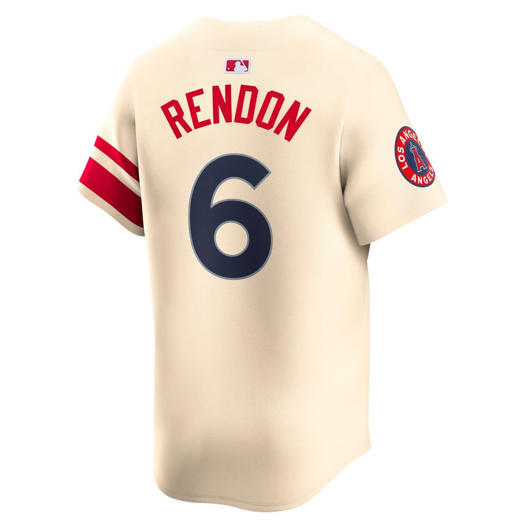 Anthony Rendon Los Angeles Angels Nike City Connect Limited Player Jersey - Cream Official MLB Team Apparel Baseball Fan Gear