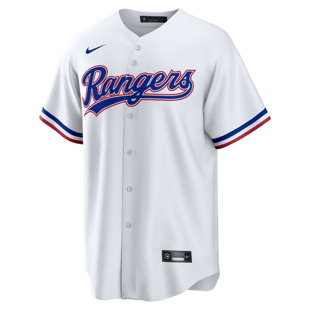 Wyatt Langford Texas Rangers Nike Youth Home Replica Jersey - White Official MLB Team Apparel Baseball Fan Gear