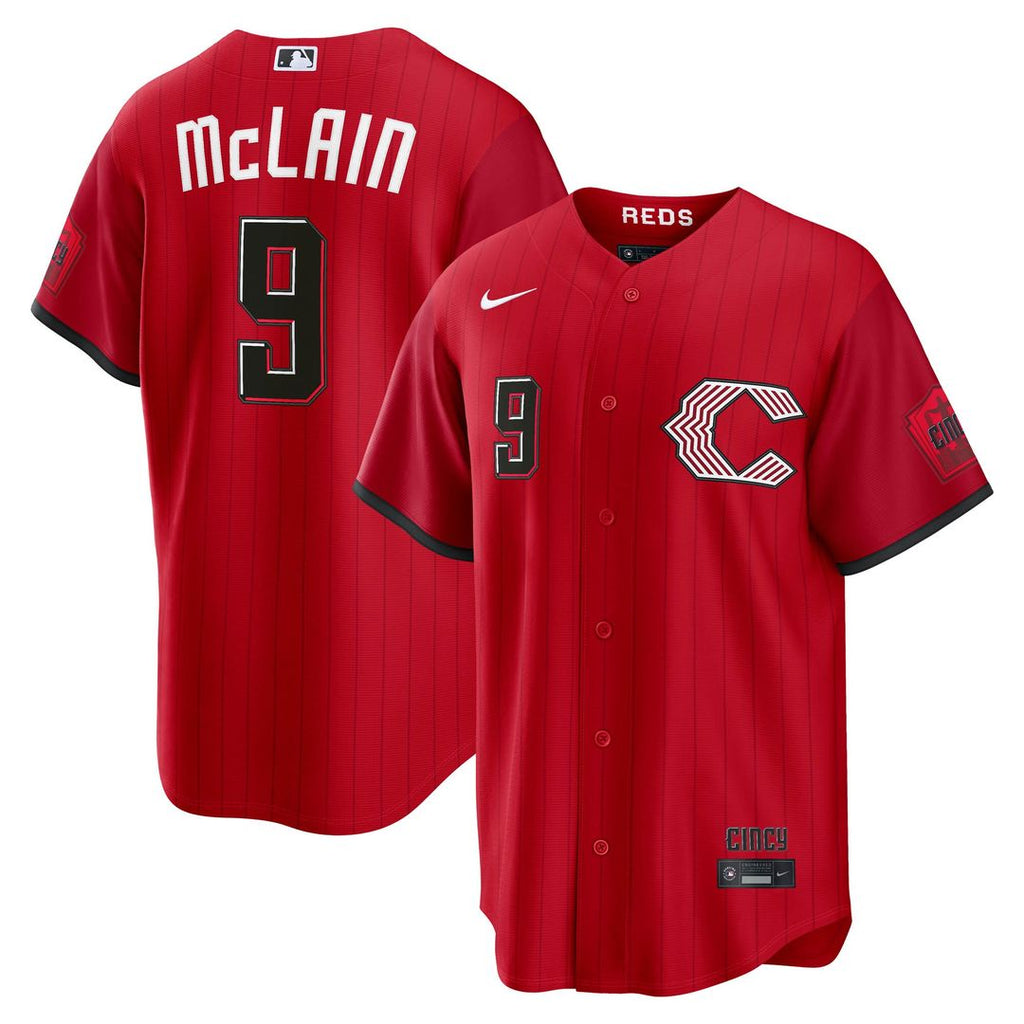Matt McLain Cincinnati Reds Nike 2026 City Connect Stadium Jersey - Red Official MLB Team Apparel Baseball Fan Gear