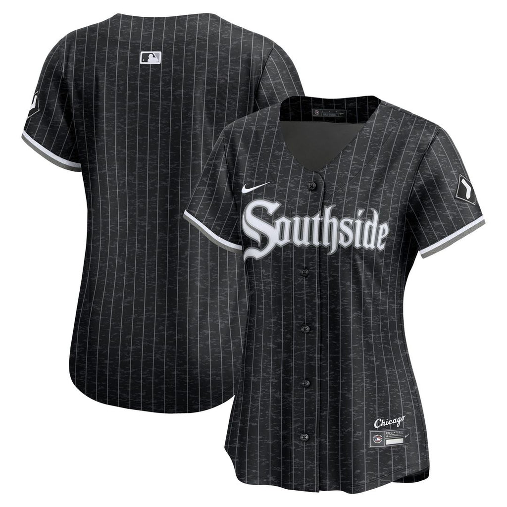 Chicago White Sox Nike Women's City Connect Limited Jersey - Black Official MLB Team Apparel Baseball Fan Gear