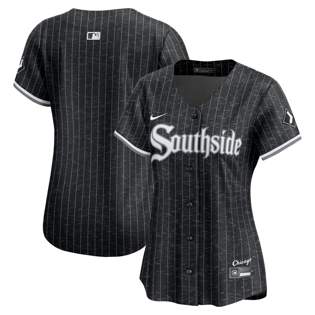 Chicago White Sox Nike Women's City Connect Limited Jersey - Black Official MLB Team Apparel Baseball Fan Gear