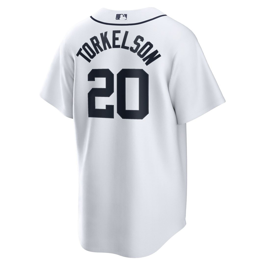 Spencer Torkelson Detroit Tigers Nike Home Replica Jersey - White Official MLB Team Apparel Baseball Fan Gear