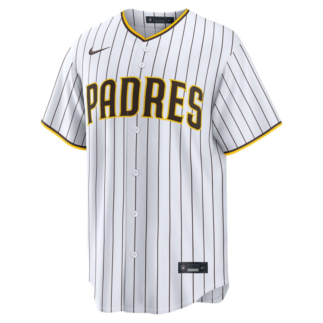 Xander Bogaerts San Diego Padres Nike Home Replica Jersey - White Official MLB Team Apparel Baseball Fan Gear