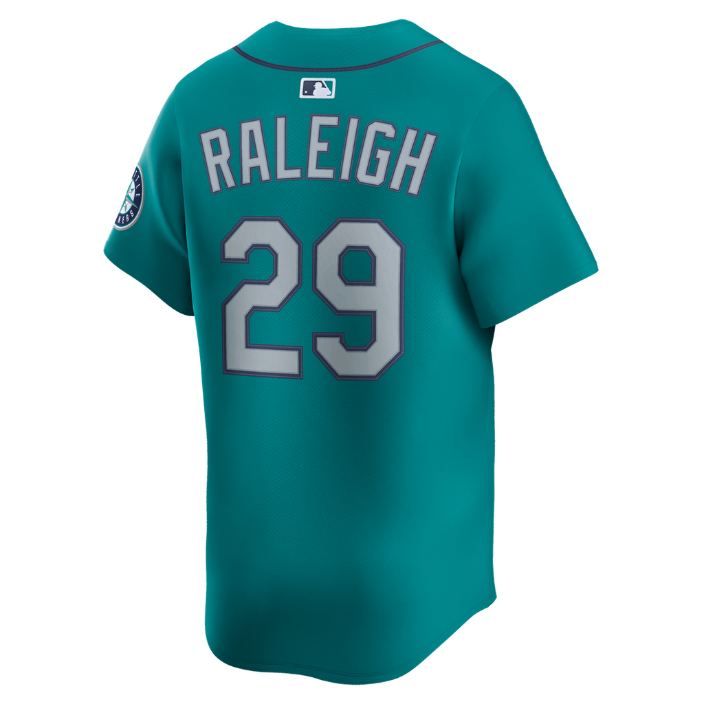 Cal Raleigh Seattle Mariners Nike Alternate Limited Jersey - Teal Official MLB Team Apparel Baseball Fan Gear