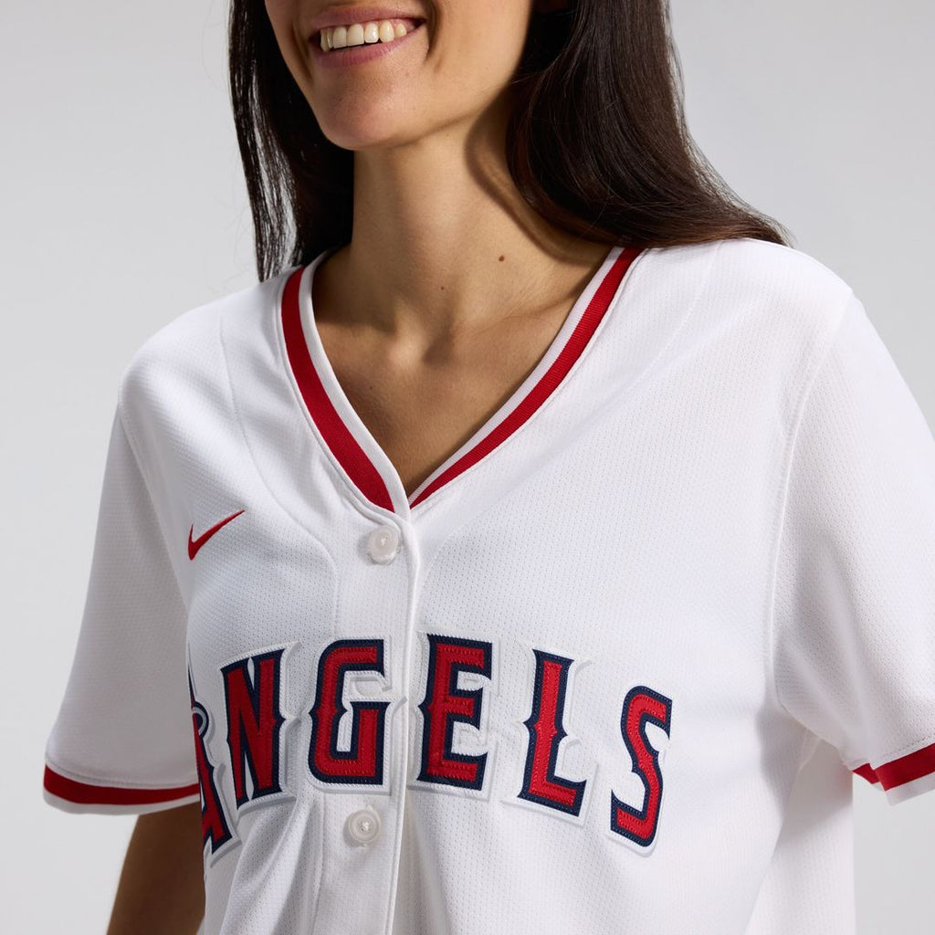 Los Angeles Angels Nike Women's Home Limited Jersey - White Official MLB Team Apparel Baseball Fan Gear