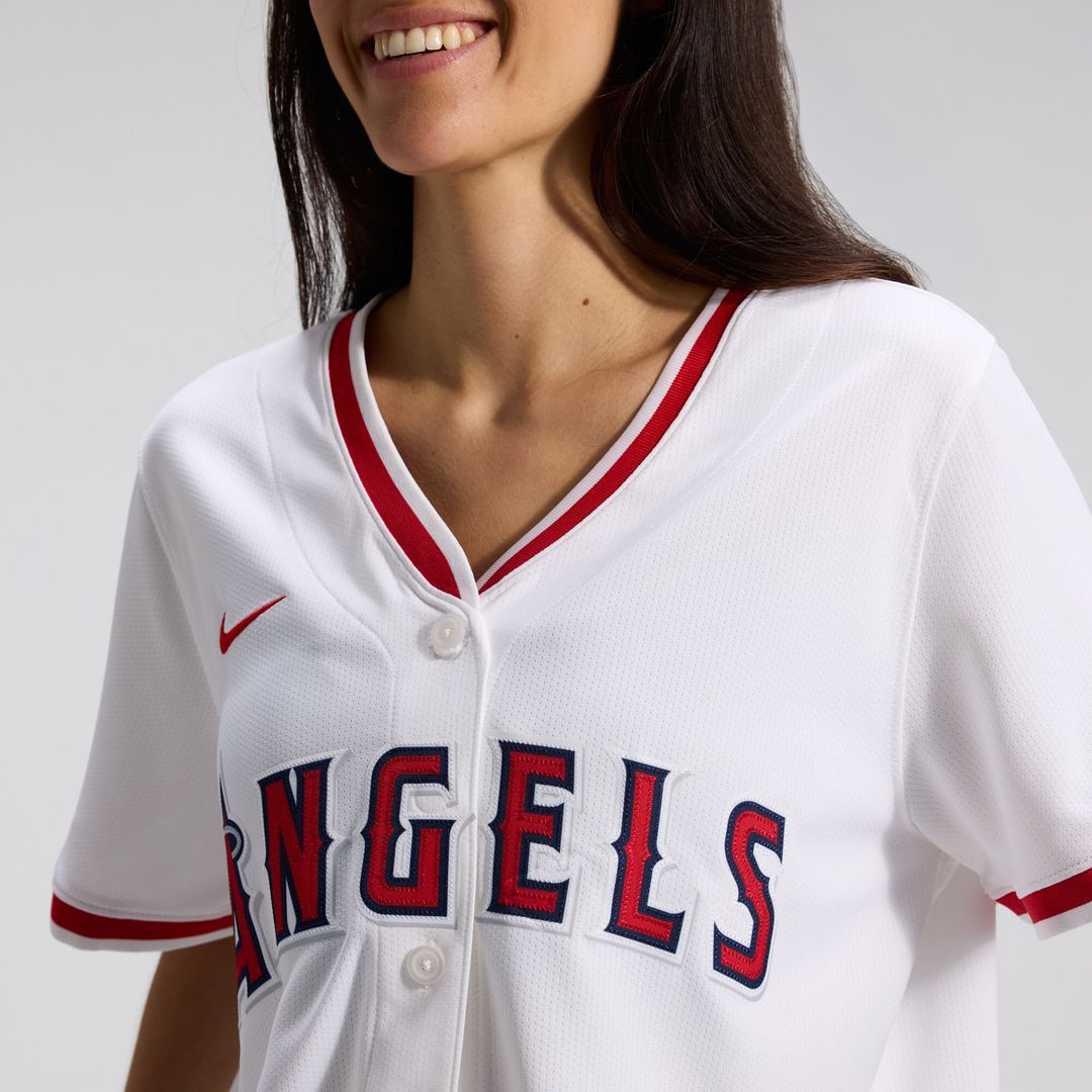 Los Angeles Angels Nike Women's Home Limited Jersey - White Official MLB Team Apparel Baseball Fan Gear