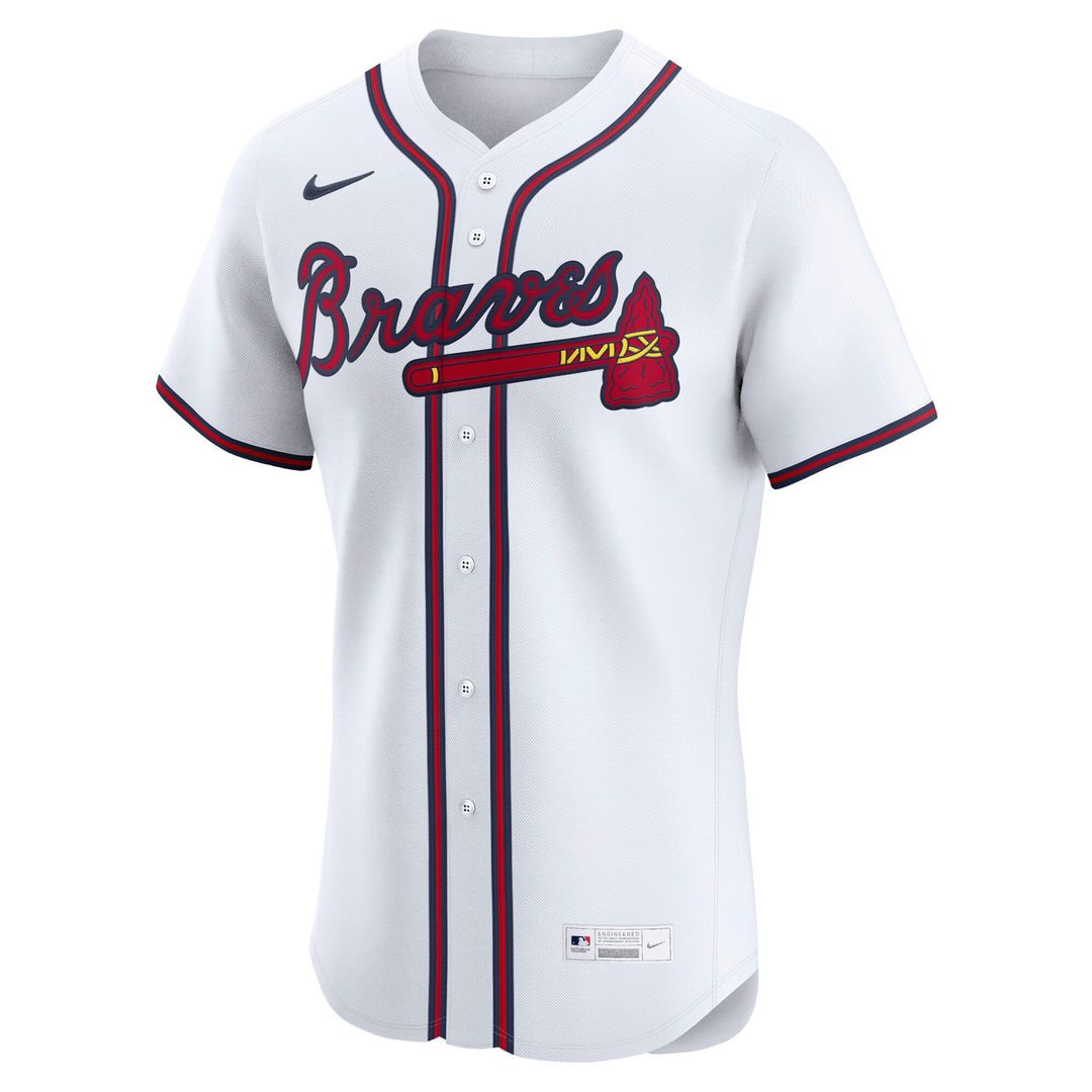 Matt Olson Atlanta Braves Nike Home Elite Player Jersey - White Official MLB Team Apparel Baseball Fan Gear
