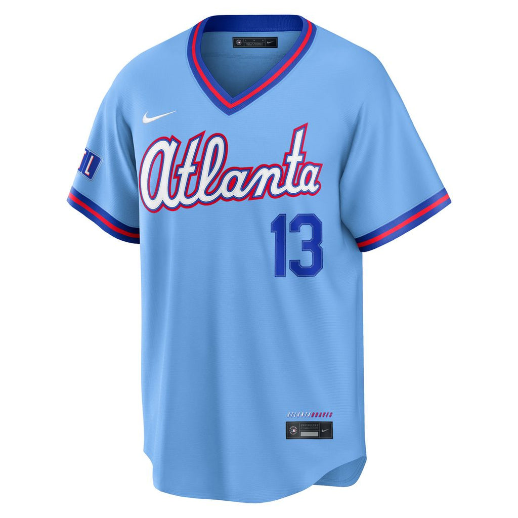 Ronald Acuña Jr. Atlanta Braves Nike 2026 City Connect Stadium Jersey - Powder Blue Official MLB Team Apparel Baseball Fan Gear