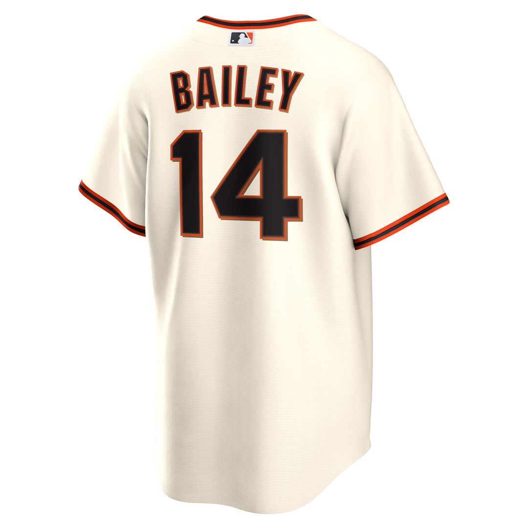Patrick Bailey San Francisco Giants Nike Home Replica Jersey - Cream Official MLB Team Apparel Baseball Fan Gear