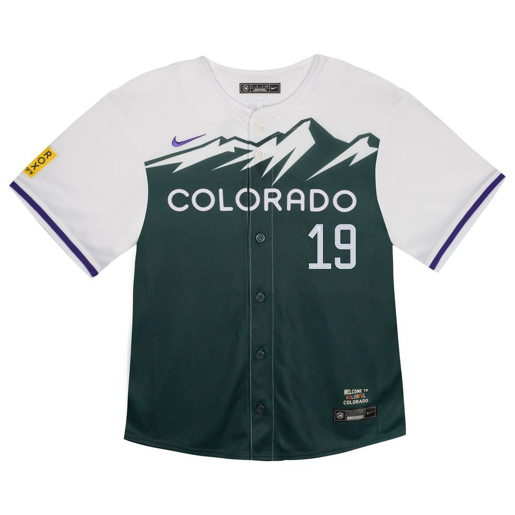 Charlie Blackmon Colorado Rockies Nike Toddler City Connect Limited Player Jersey - Green Official MLB Team Apparel Baseball Fan Gear