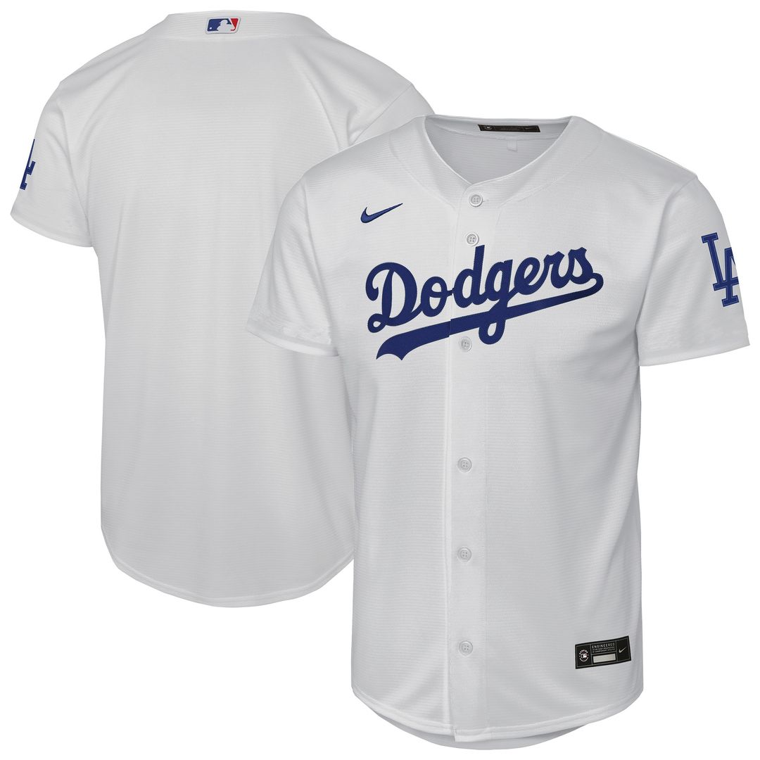Los Angeles Dodgers Nike Youth Alternate Stadium Jersey - Gray Official MLB Team Apparel Baseball Fan Gear