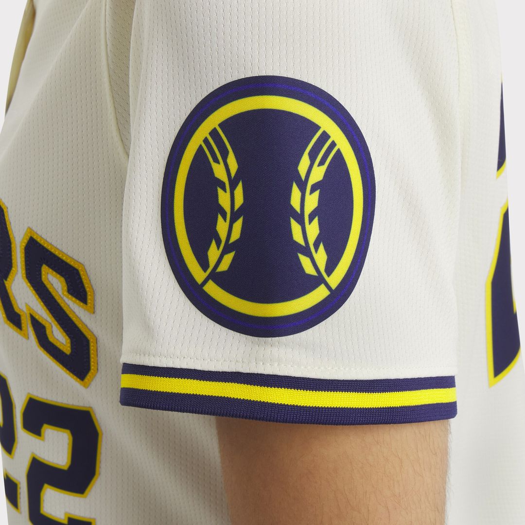 Christian Yelich Milwaukee Brewers Nike Women's Home Limited Player Jersey - Cream Official MLB Team Apparel Baseball Fan Gear