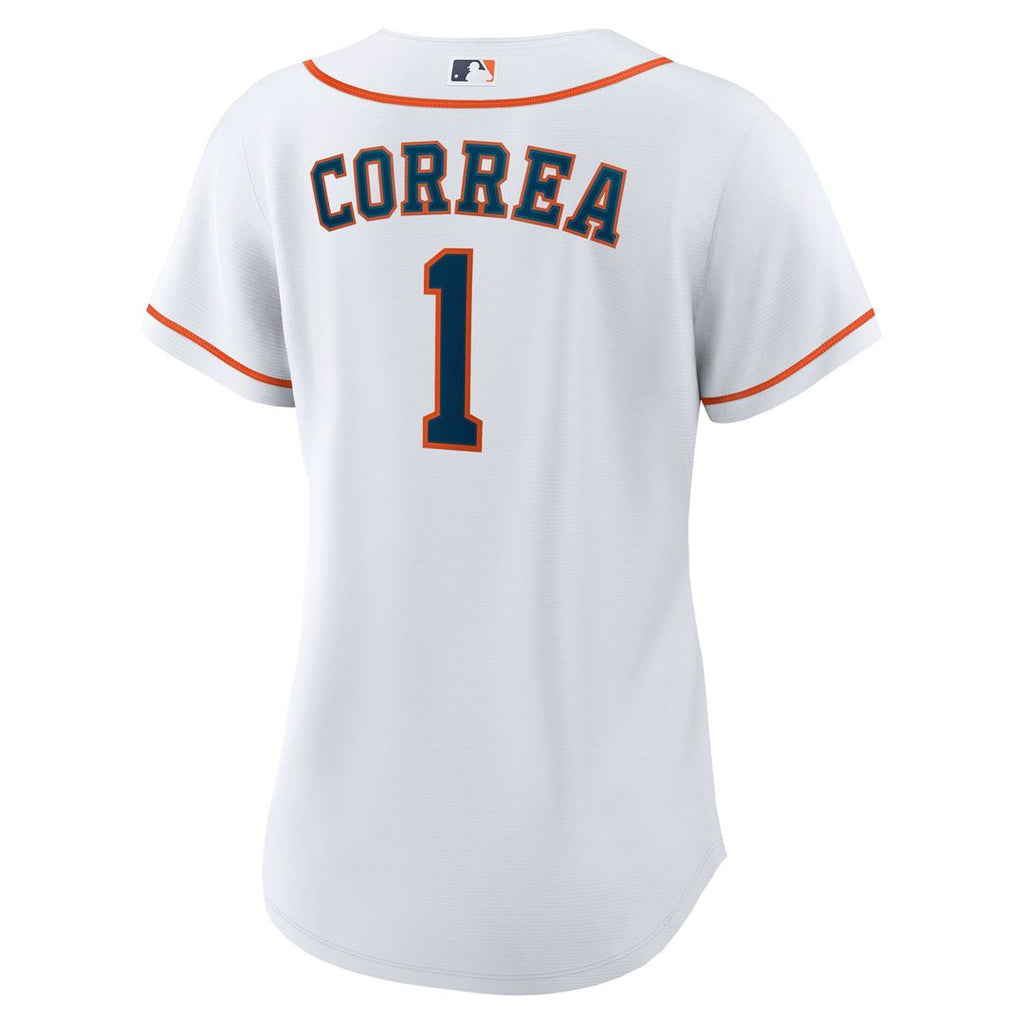 Carlos Correa Houston Astros Nike Women's Home Replica Jersey - White Official MLB Team Apparel Baseball Fan Gear