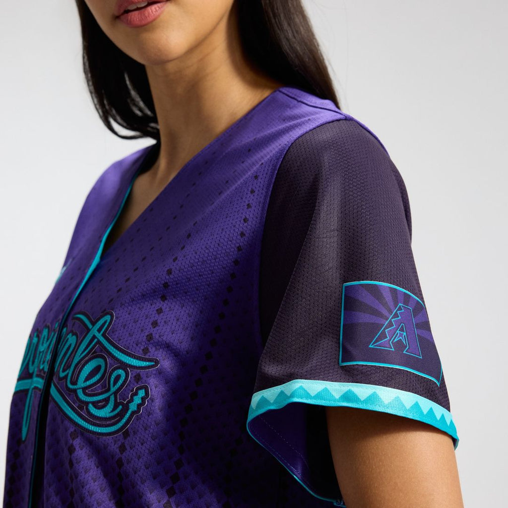 Corbin Carroll Arizona Diamondbacks Nike Women's 2025 City Connect Limited Player Jersey - Purple Official MLB Team Apparel Baseball Fan Gear