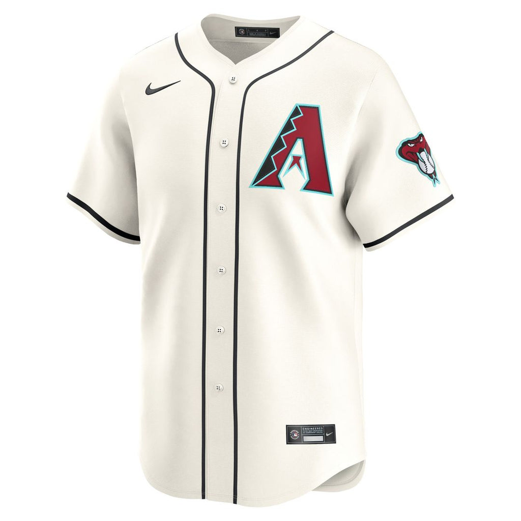 Corbin Carroll Arizona Diamondbacks Nike Home Limited Player Jersey - White Official MLB Team Apparel Baseball Fan Gear