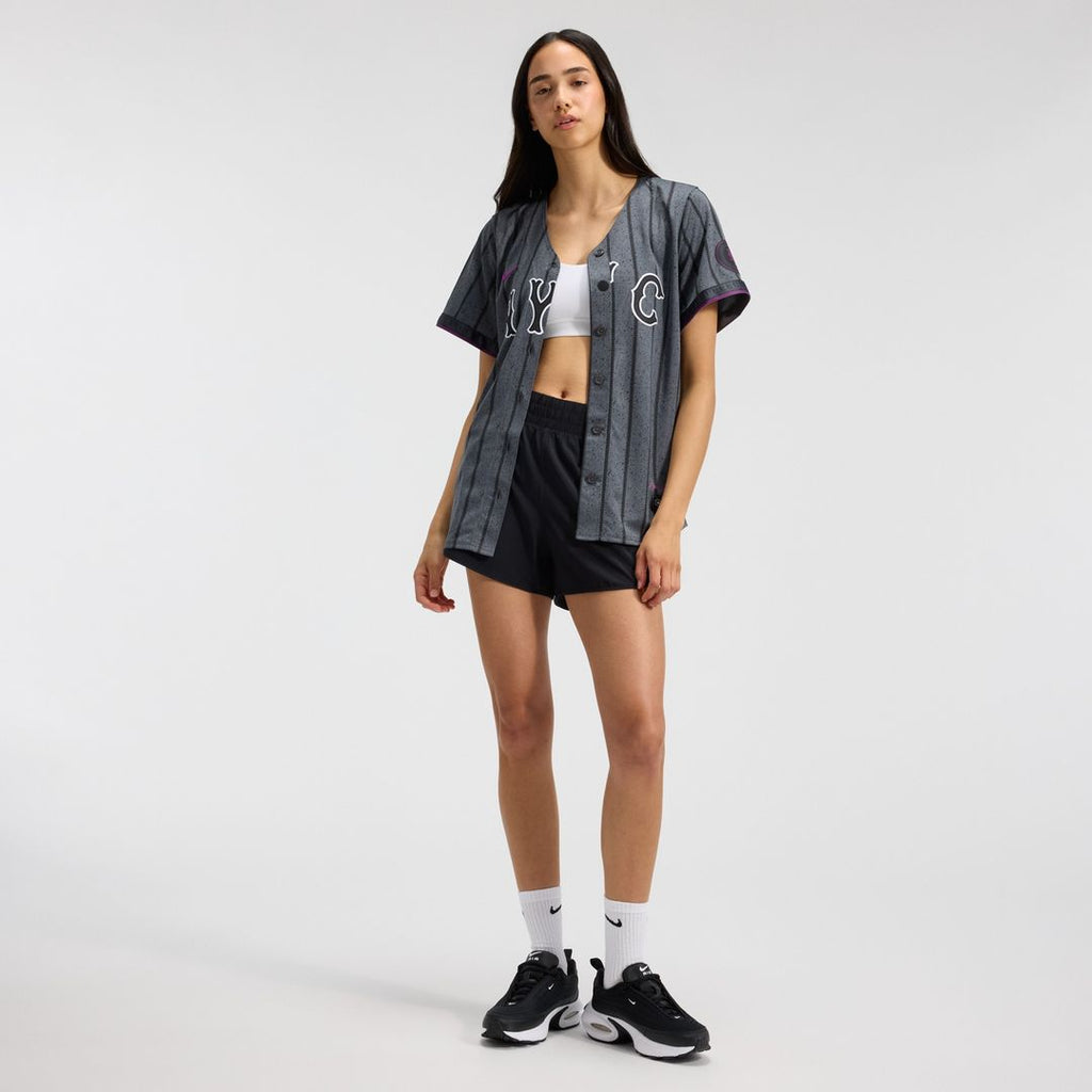 New York Mets Nike Women's City Connect Limited Jersey - Gray Official MLB Team Apparel Baseball Fan Gear